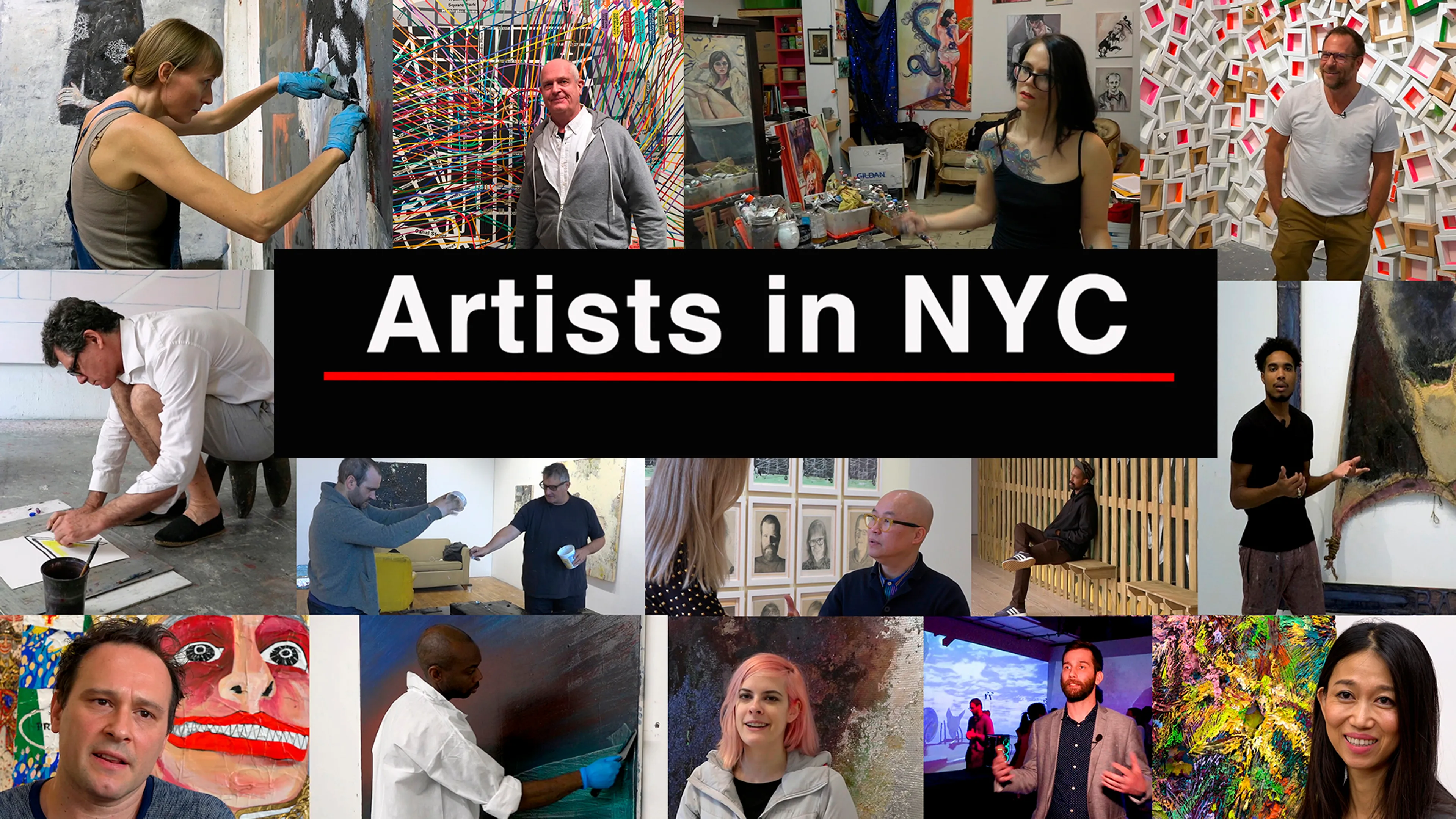 Artists in NYC poster